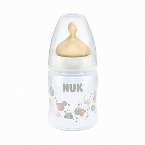 Бутылочка пластиковая First Choice Plus, 150 мл. с латексной соской, размер М, 1 (Nuk, 10743617)